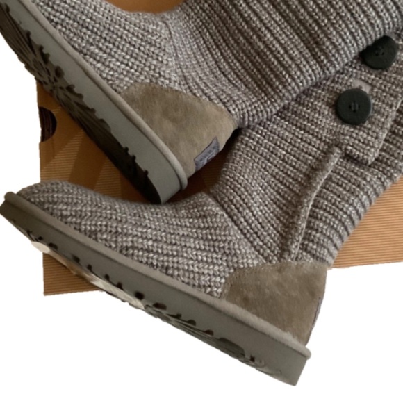 FINAL SALE 🎈New UGG Kids K Cardy Pull-on Knit Boot Size 4 * - Picture 10 of 14